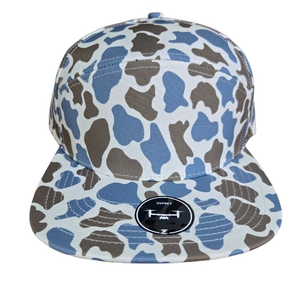 lot 57 image: Osprey Blue Camo Snapback Hat Factory Blank