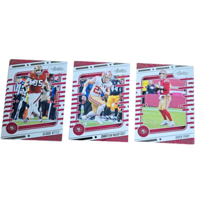 lot 60 image: (15) 2021 Absolute Football San Francisco 49ers, 5x Purdy, Kittle, and McCaffrey