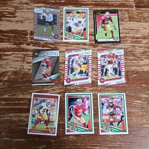 lot 61 image: San Francisco 49ers Modern Football Trading Card Collection 9-Piece