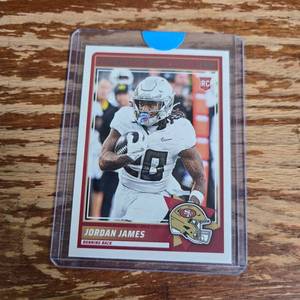 lot 63 image: 2025 Panini Score Jordan James Rookie Card