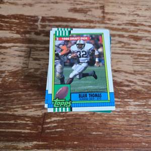 lot 83 image: 135 NFL Trading Cards from the 1990s.  Mystery Stack