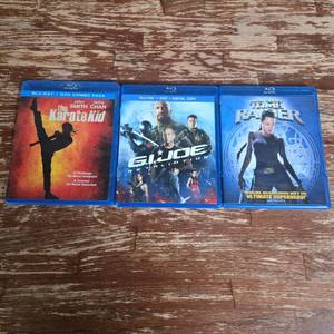 lot 88 image: Action Movie Blu-ray Collection - Karate Kid, G.I. Joe, Tomb Raider