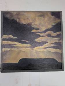 Listening To The Light - Original Canvas Painting by Artist Holly Miller