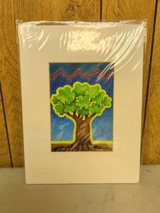 lot 16852 image: Tree Under Night Sky Original Artwork by Holly Miller