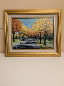 lot 16865 image: Autumn on the Parkway by Holly Miller - 2013 Oil Painting