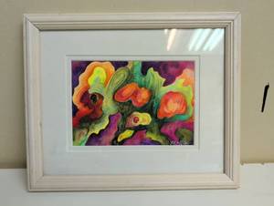 lot 16878 image: Summer Vacation - Abstract Floral Art