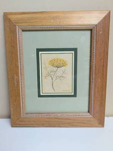 lot 16884 image: Framed Fennel Botanical Print