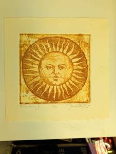 lot 16906 image: Renaissance Sun Etching - Limited Edition 16200