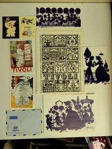 lot 16908 image: Tivoli Gardens Promotional Art Postcards Collection.