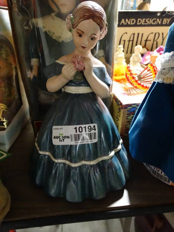 lot 10194 image: Hand-Painted Ceramic Figurine