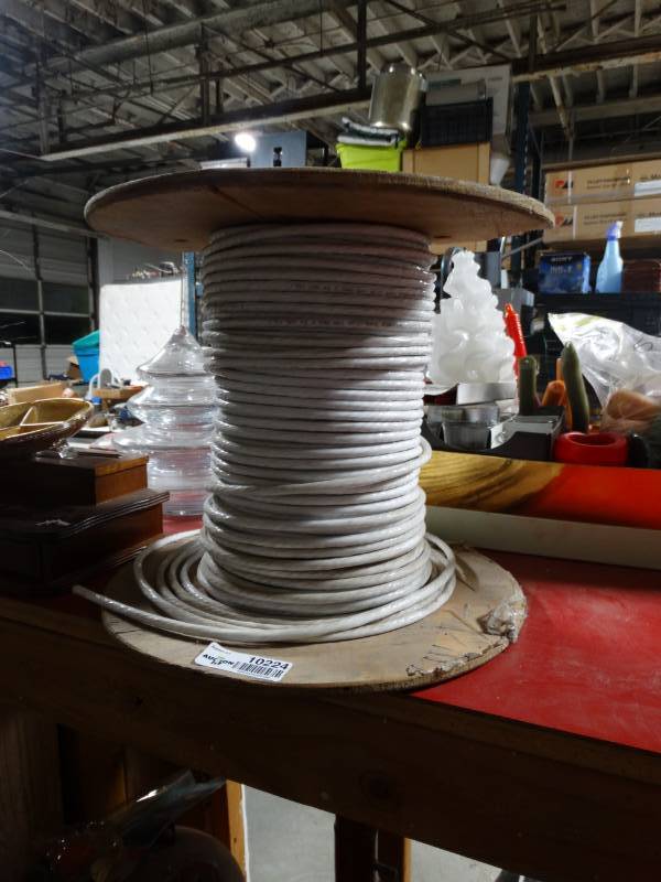 lot 10224 image: Spool of Thick Gauged Wire