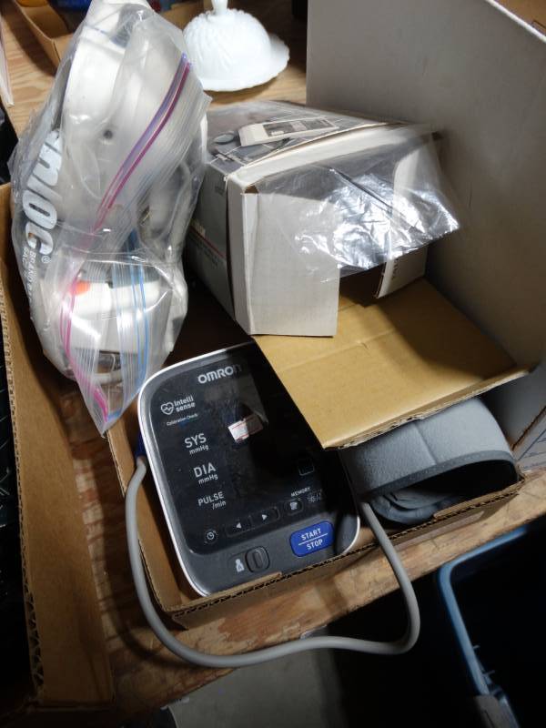 lot 10260 image: lot of 3 omron blood pressure monitors