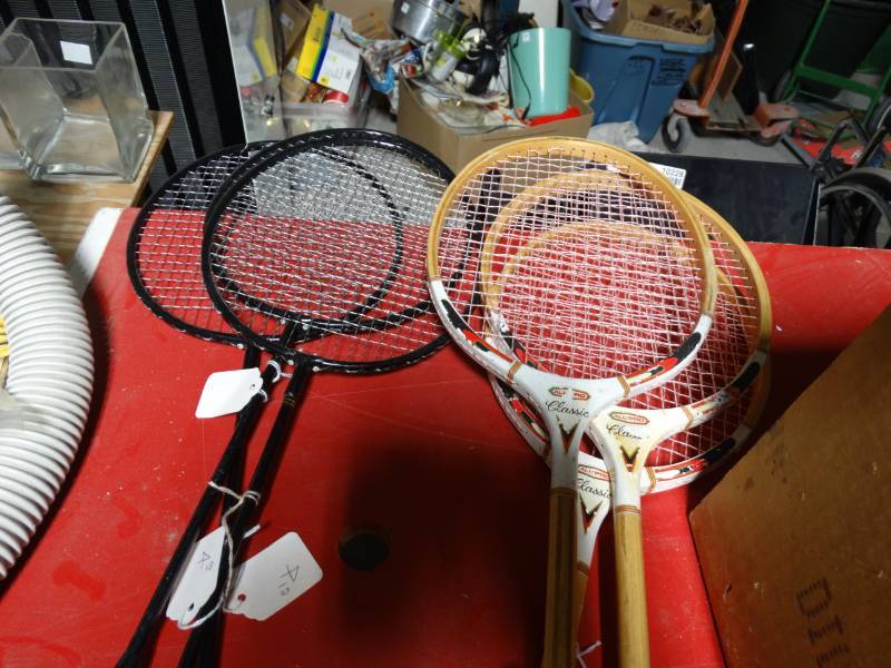 lot 10264 image: lot of 6 badminton rackets