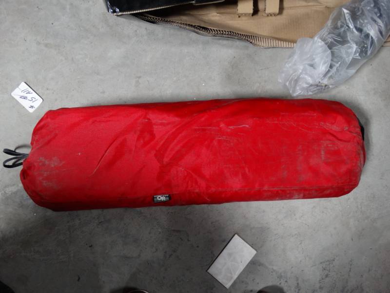 lot 10278 image: red tent in bag