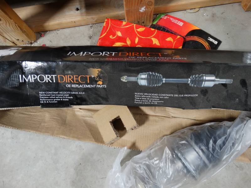 lot 10281 image: front passenger  side CV axle shaft