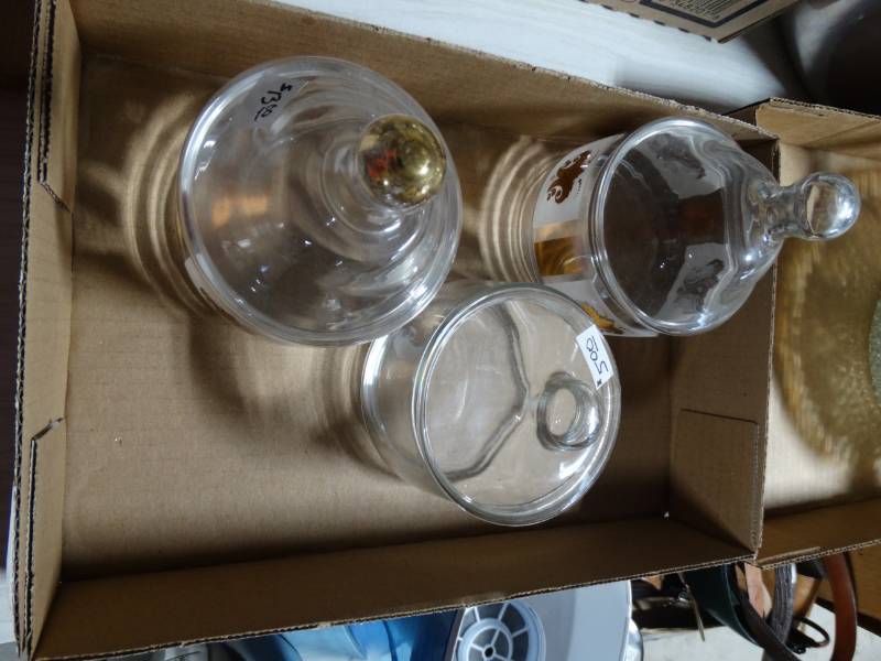 lot 10285 image: lot of 3 glass candy dishes
