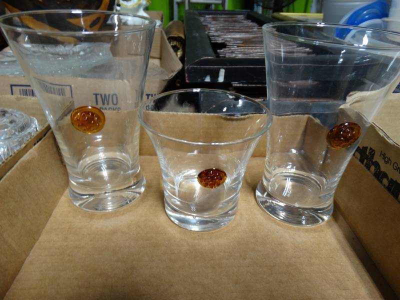 lot 10303 image: 3 unique drinking glasses