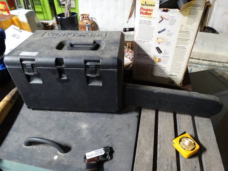 lot 10319 image: Craftsman chainsaw in case