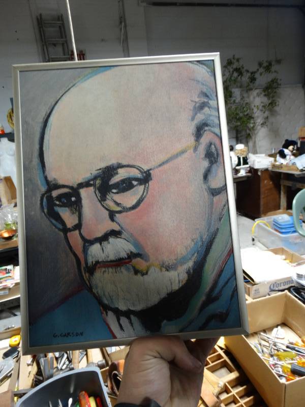 lot 10363 image: matisse oil pastel painting