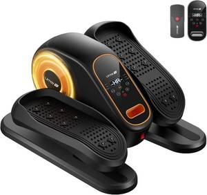 lot 421240 image: Retails for $110 Under Desk Elliptical Machine, Electric Leg Exerciser for Seniors, Quiet & Portable Electric Seated Eclipse Exercise Training Machine with Remote, 12 Speeds & Mute Function, Manual & Auto Mode