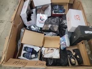 lot 53404 image: WomenMen  Shoe Variety Pallet- Approx Couple Hundred