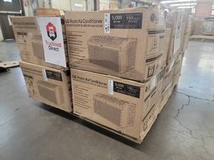 lot 56667 image: LG Room Air Conditioners 5,000BTU - 12 ct