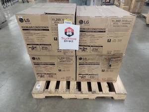 lot 56668 image: LG Room Air Conditioners 11,200BTU - 4ct