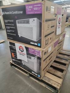 lot 56670 image: LG Room Air Conditioners 12,000BTU - 4ct