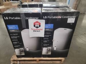 lot 56672 image: LG Portable Air Conditioners 7,000BTU - 6ct