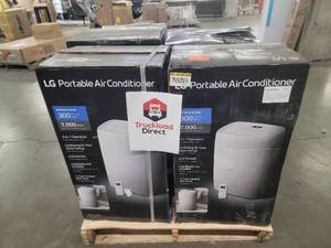 lot 56673 image: LG Portable Air Conditioners 7,000BTU - 6ct