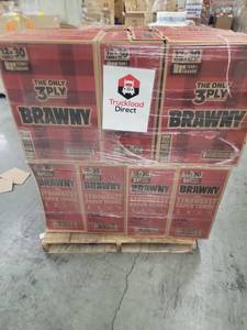 lot 56702 image: Brawny Paper Towels  Family Rolls 3 ply - 108 rolls