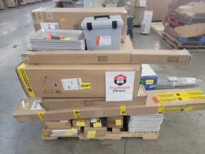 lot 60657 image: MIXED PALLET UNCLAIMED  UNLISTED  MYSTERY GOODS