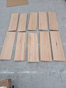 lot 39376 image: 10- 36 Inch Oak Stair Treads