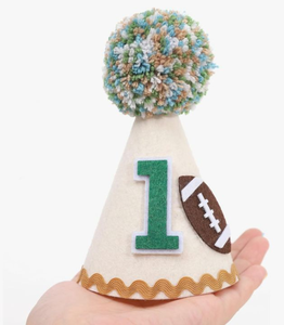 lot 2005 image: First Birthday Football Party Hat