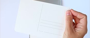 lot 2007 image: Yellow Metal Box w Post Cards