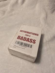 lot 2010 image: Affirmations for a Badss Card Deck