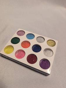 lot 2024 image: 12 Color Glitter Nail Powder Set