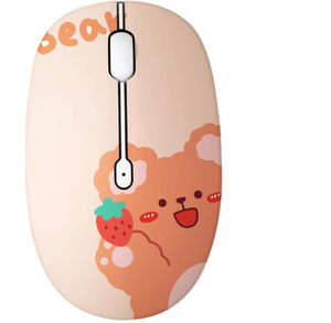 lot 2036 image: Cute Bear Strawberry Wireless Mouse