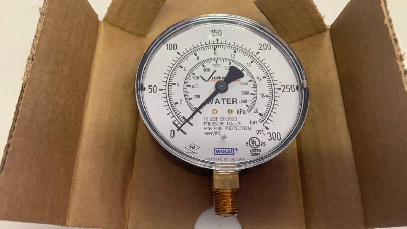 lot 452 image: Wikai Water Pressure Gauge for Fire Protection RC50