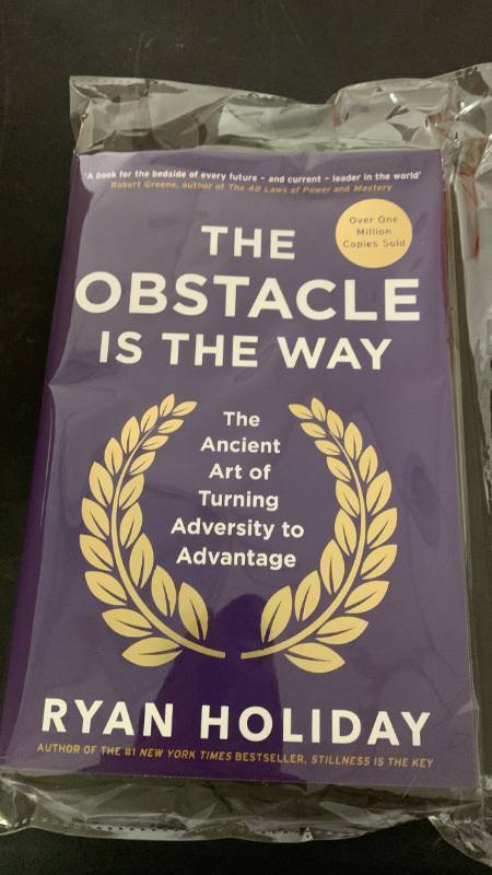lot 700 image: The Obstacle Is The Way by Ryan Holiday - Bestselling Self-Help Book