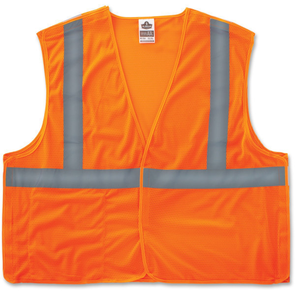 lot 946 image: Ergodyne GloWear� 8215BA Type R Class 2 Econo Breakaway Mesh Vest  Orange  SM DP60