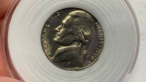 lot 389 image: 1968-S Jefferson Nickel Coin Monticello BU Brilliant Uncirculated in protective case
