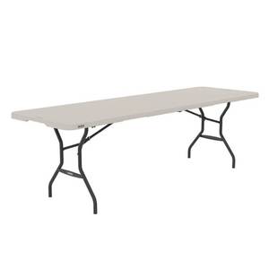 lot 25037 image: 8 ft. Fold-in-Half Table, Almond