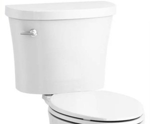 lot 25081 image: Kohler Complete Solution Toilet Tank and Seat
