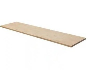 lot 25180 image: Hampton Bay 8 ft. L x 25 in. D Unfinished Birch Solid Wood Butcher Block Countertop with Square Edge