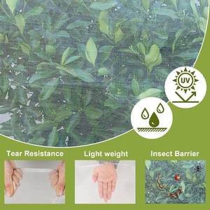 lot 3217 image: JERIA Bird Netting for Garden, 3.3ft x 2.7ft Blueberry Bush Netting Cover,Gardens Netting with Drawstring