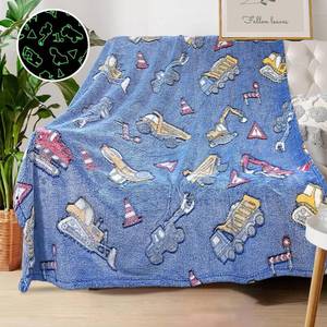 lot 3229 image: Tractor Blanket for Boys, Construction Blanket for Boys, Car Blanket for Boys, Kids Blankets for Boys, Toddler Blanket for Kids, Personalized Baby Blankets for Boys, Birthday 40x 50
