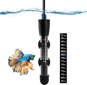 lot 3240 image: DOMICA 25W Adjustable Aquarium Heater, Submersible Water Heater for Small Fish Tank (3-8 gallons) with Free Thermometer Sticker