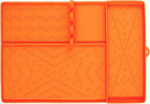 lot 7096 image: Outdoor Grill Mat - Barbecue surfece, Drip Catcher  Large Heat-Resistant Silicone Pad for Utensil Spatula Tools Storage Griddle Picnic Cooking Counter Deck Backyard Patio Men Kitchen Accessory