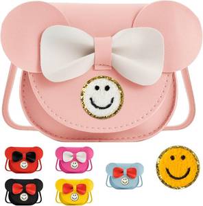 lot 7127 image: Toddler Small Purse Mini Mouse Ear Bow Wallet Crossbody Shoulder Bag for Teen Girls 2 3 4 5 6 7 8 Year Old Kid Baby Gift 1PCS